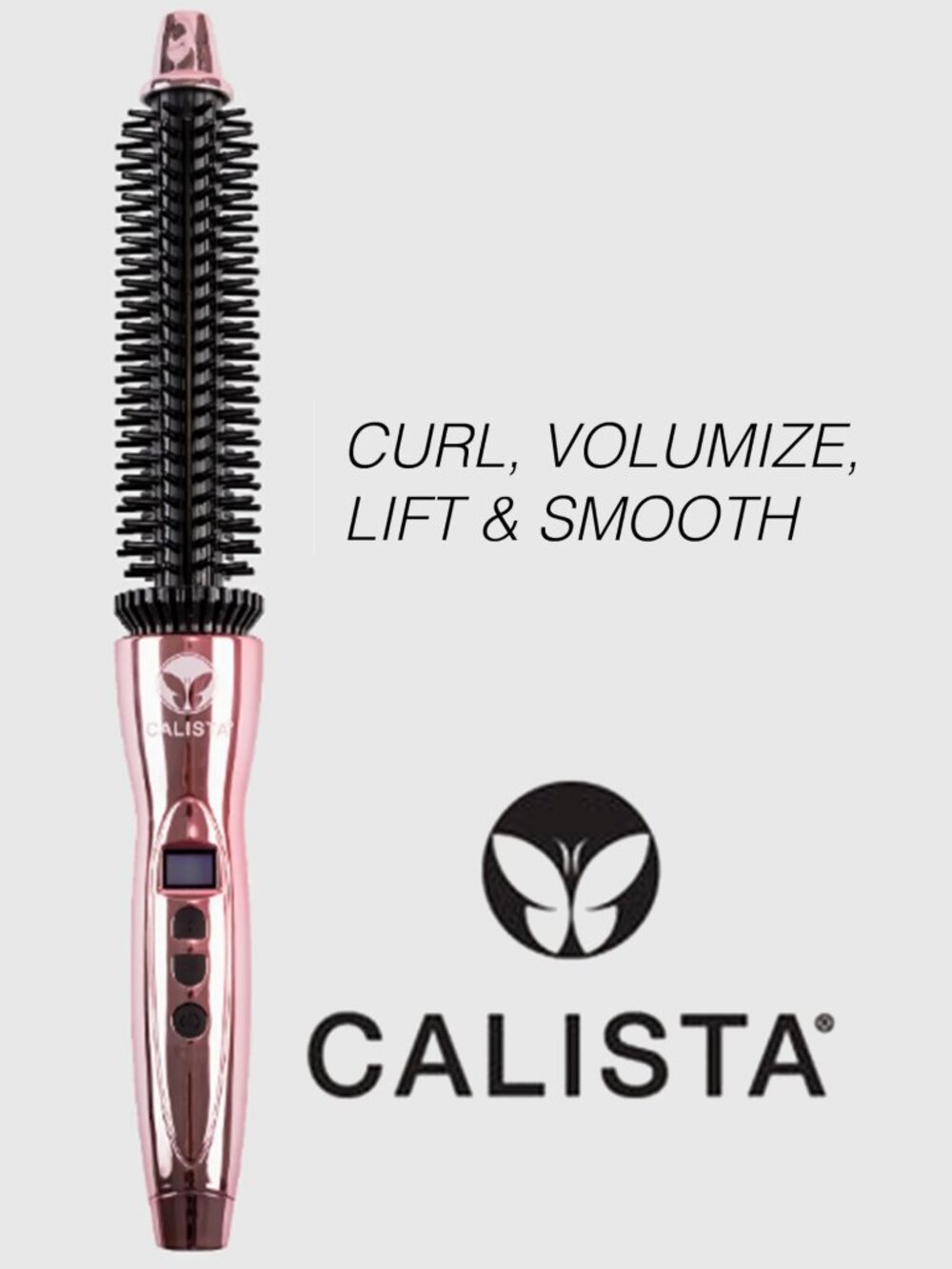 CALISTA "Perfecter Pro" Heated Round Brush - Thermal, Hot Styling Brush 💇🏼NEW!